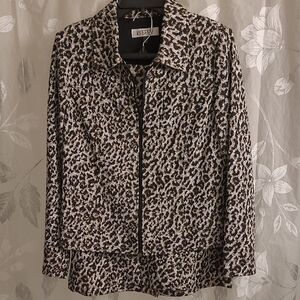 Kasper Women's Animal Print Blazer & Skirt